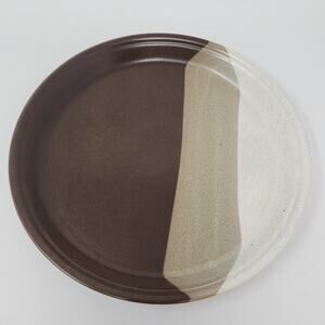 Mikasa 12" Platter Studio Kiln Replacement Vintage Japan Earth Tones Brown Tan